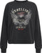 ONLY ONLLUCINDA LIFE - Sweat - Lange mouwen met print - Zwart