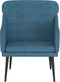 VDXL Fauteuil 63x76x80 cm fluweel blauw