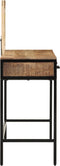 vidaXL - Kaptafel - 100x40x75/120 - cm - Massief - Hout - Ruw - Mango