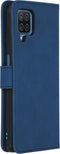 iMoshion Hoesje Geschikt voor Samsung Galaxy A12 Hoesje Met Pasjeshouder - iMoshion Uitneembare 2-in-1 Luxe Bookcase - Donkerblauw