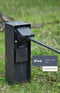 Luft Tuinstopcontact - Op zuil - 2 Stopcontacten - iP44 - Mat zwart
