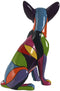Decoratieve figuren Home ESPRIT Multicolour Hond 17 x 11 x 25 cm
