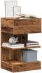 vidaXL - Nachtkastjes - 2 - st - 40x35x65 - cm - bewerkt - hout - oud - houtkleurig