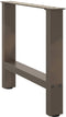 vidaXL - Salontafelpoten - 2 - st - 50x(42-43) - cm - staal - naturel
