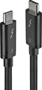 Lindy 41555 - USB-C naar USB-C Kabel - 0.50 m - Zwart