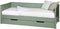WOOOD Nikki Bedlade Excl. Matras - Grenen - Jadegroen - 20x198x94