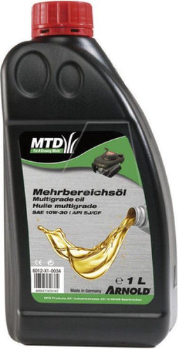 Arnold Motorolie SAE 10W/30 - Motorolie - 1 Ltr - Neutraal