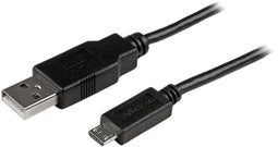 StarTech.com USBAUB50CMBK - Micro USB-kabel 0,5 m - Opladen en synchroniseren - Zwart