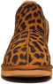 Warmbat Willow Print Panther Dames Sloffen - Suède - Wol - Chestnut
