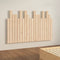 vidaXL - Hoofdbord - wandmontage - 127,5x3x80 - cm - massief - grenenhout