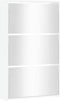 vidaXL - Schoenenkast - met - spiegel - 3-laags - 63x17x102,5 - cm - hoogglans - wit