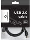 Gembird CCP-USB2-AMAM-6 - USB 2.0 kabel - Male/male - Zwart
