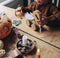 Kinderfeets bamboe trekfiguur Zwaan