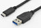Digitus AK-300136-010-S - USB-kabel USB 3.2 Gen1 - 1 m - Zwart