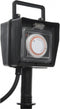 Lumineo Tuincontactdoos - 2-voudig - stekker - timer - tuinstopcontact - steker - tuin - stopcontact