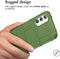 iMoshion Hoesje Geschikt voor Samsung Galaxy A34 (5G) Hoesje Siliconen - iMoshion Rugged Shield Backcover - Groen