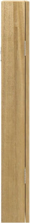 vidaXL - Sieradenkast - met - spiegel - wandgemonteerd - 30x8,5x67 - cm
