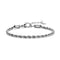 CO88 Collection 8CB-91287 - Schakelarmband - Staal - 16,5+3cm - 3mm Breed - Zilverkleurig