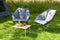 Bo-Camp Southwark - Tafel - Bamboe blad - 60x40 cm - Opvouwbaar - Verstelbare poten