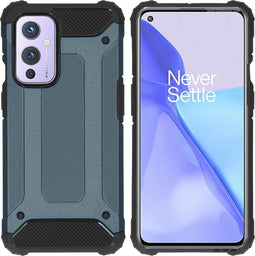 iMoshion Hoesje Geschikt voor OnePlus 9 Hoesje - iMoshion Rugged Xtreme Backcover - Donkerblauw
