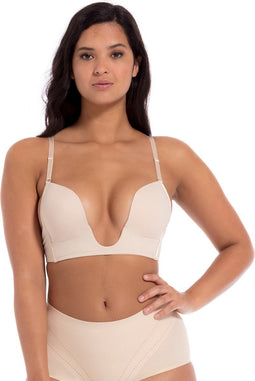 MAGIC Bodyfashion V-Bra - Beha met extra bandjes - Maat 85C - Latte