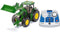 Siku Control op afstand bestuurbare John Deere 7310R tractor met voorlader en Bluetooth afstandsbediening