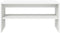 vidaXL - Tv-meubel - 80x40x40 - cm - bewerkt - hout - wit