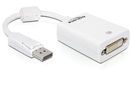 Delock 61765 - DVI-I Verloopstekker - Haaks 270° - Wit