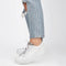 PS Poelman Esquimo - Dames Sneakers - Quilted Leer met Leopard Print - Wit