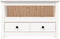 vidaXL - Tv-meubel - 79x35x52 - cm - massief - grenenhout - wit