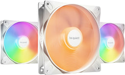 be quiet! Light Wings LX - 140mm PWM High-Speed - 3x Ventilatoren - Wit (3-pack)