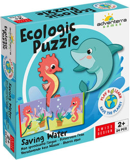 Adventerra Games - Ecologische Puzzel - Waterbesparing - Multi (24 stuk(s))