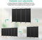 Angel Living Kamerscherm - 4 Panelen - Privacy verhogend - Zwart