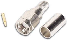 SMA male, 3pcs, Crimp type (CSMA01)