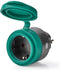 Nedis RF-stekker - 433 MHz - IP44 - 2300 W - Randaarde stekker / Type F (CEE 7/7) - -20 - 50 °C - Groen / Zwart