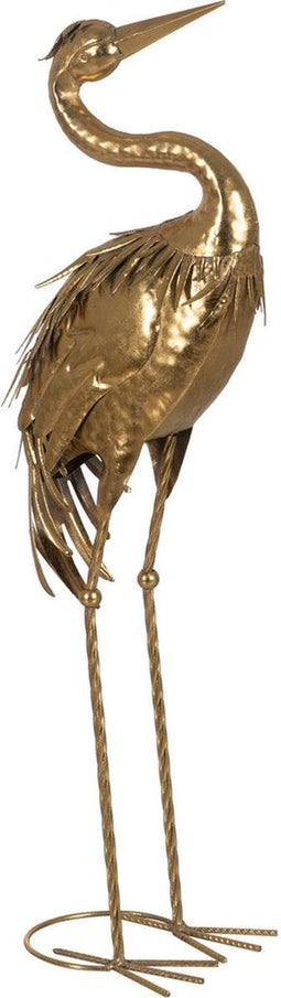 Decoratieve figuren Gouden Reiger 24 x 19 x 87 cm