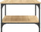 vidaXL - Salontafel - 55x55x40 - cm - bewerkt - hout - sonoma - eikenkleurig