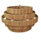 Furnilux-Grote Hanglamp PULAU Ø65 cm – Handgemaakte Plafondlamp van Natuurlijk Raffia – Trapvormi...