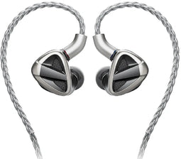 FiiO FH19 - In-ear oordopjes - Dual push-pull driver - Aluminium Zwart