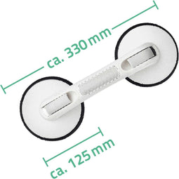 Ridder Handgreep Zuignappen Premium 12,5 Cm 80 Kg Wit A0243301