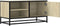 vidaXL - Tv-meubel - 80x34,5x40 - cm - bewerkt - hout - metaal - sonoma - eikenkleurig