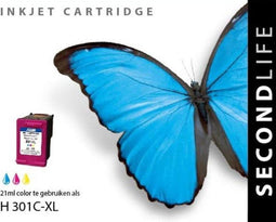 SecondLife 11111088 - Inktcartridge - A-kwaliteit inkt - Cyaan Geel Magenta
