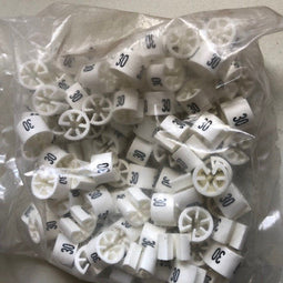 Minimarker wit/zwart 30 100st