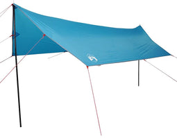 vidaXL - Kampeerluifel - waterdicht - 460x305x210 - cm - blauw