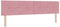 vidaXL - Hoofdbord - Met - Knopen - Roze - 200 - cm - Velvet