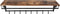 Plant&More - Wand kapstok De Luxe - XL - Garderobe - Hoedenplank met 8 Haken - Industrieel - 110 x 30 x 27 cm