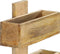 vidaXL - Tijdschriftenwandrek - 30x11x72 - cm - massief - mangohout