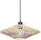 GOOD&MOJO Hanglamp Zanzibar - Rotan Wit - Ø40x12cm - Modern - Hanglampen Eetkamer, Slaapkamer, Woonkamer