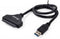 Equip 133472 tussenstuk voor kabels USB C Micro USB B Zwart