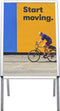vidaXL - Posterstandaard - A1 - aluminium